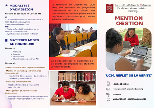 Formation en Gestion